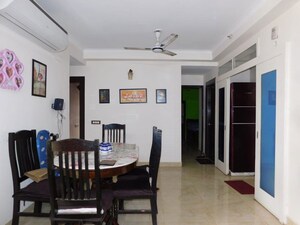 Dining area in 4 BHK Apartment at Spring Meadows, Tech Zone 4 Greater Noida – for Rent