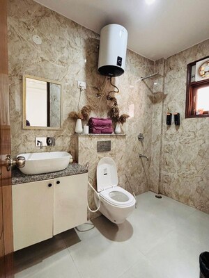 Bathroom in 1 BHK Apartment at Saket – for Rent