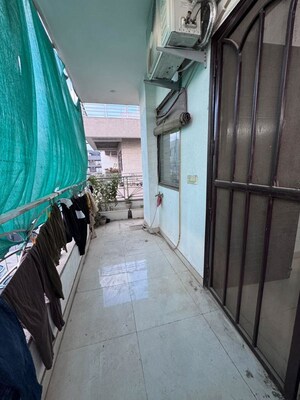 Balcony in 3 BHK Builder Floor at Sector 57 – for Rent