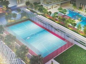 Swimming Pool in 4 BHK Apartment at Peninsula Salsette 27, Byculla – for Sale