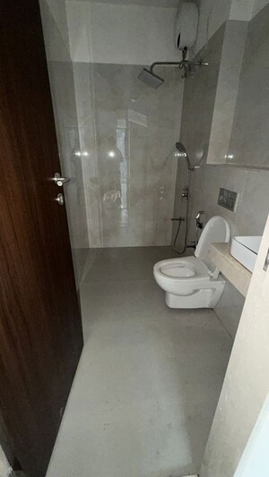 Bathroom in 3 BHK Apartment at L And T Seawoods Residences, Seawoods – for Rent