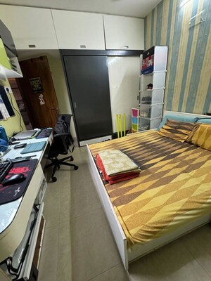Bedroom in 3 BHK Apartment at Riddhi Gardens CHS, Malad East – for Rent