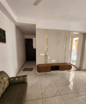 Living Room in 3 BHK Apartment at Rishita Manhattan, Gomti Nagar – for Rent