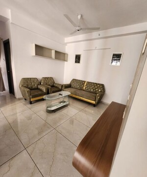 Living Room in 3 BHK Apartment at Rishita Manhattan, Gomti Nagar – for Rent