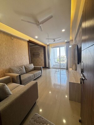 Living Room in 3 BHK Apartment at Arvind Vihar – for Sale