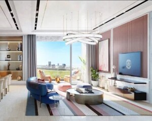 Living Room in 5 BHK Apartment at Piramal Mahalaxmi Central Tower, Mahalaxmi – for Sale