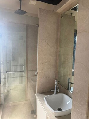 Bathroom in 3 BHK Builder Floor at Vasant Vihar – for Rent