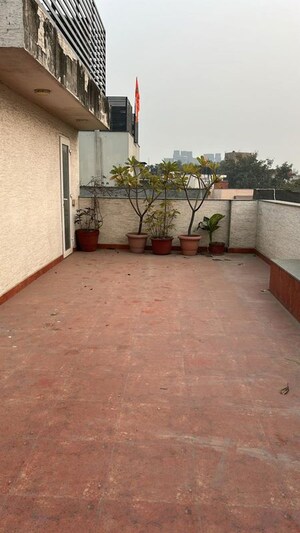Balcony in 3 BHK Builder Floor at East Of Kailash – for Rent