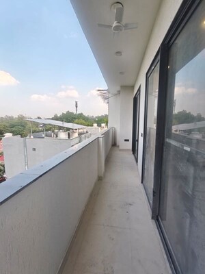 Balcony in 3 BHK Builder Floor at Anil Suri Group Residency 23, Sector 23 – for Rent