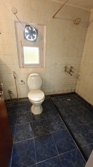 Bathroom in 3.5 BHK Apartment at Vasant Kunj – for Rent