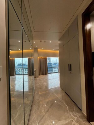 Building Lobby in 4 BHK Apartment at Lodha The World Towers World One Tier 2, Worli – for Rent