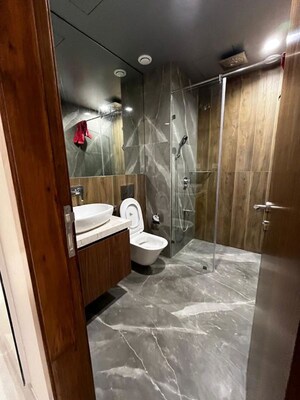 Bathroom in 4 BHK Apartment at Lodha The World Towers World One Tier 2, Worli – for Rent