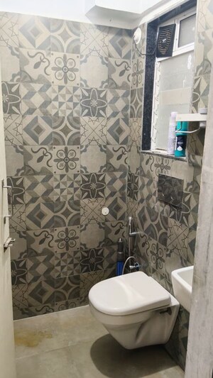 Bathroom in 1 BHK Apartment at Alliance Fortuna Blue, Lower Parel – for Rent