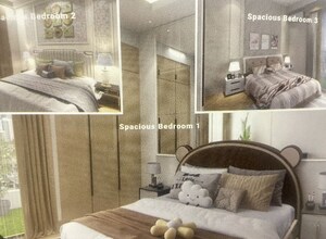 Master Bedroom in 3 BHK Builder Floor at NKV Golden Avenue, Sohna Sector 35 – for Sale