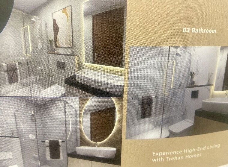 Bathroom, nkv-golden-avenue 3 Bedroom 1750 Sq.Ft. Builder Floor In Sohna Sector 35 Gurgaon 10325624