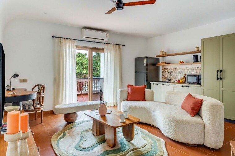 Living Room, nerul 1 Bedroom 600 Sq.Ft. Apartment In Nerul Goa 10389440