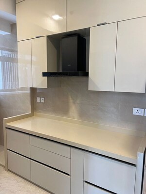 Kitchen in 3 BHK Apartment at Rustomjee Seasons, Bandra East – for Rent