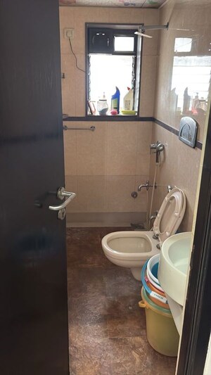 Bathroom in 2 BHK Apartment at DB Sahyadri, Malad East – for Rent