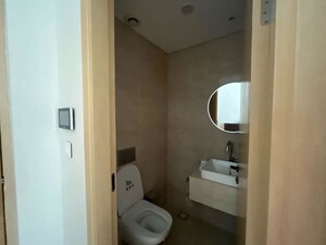 Bathroom in 3 BHK Apartment at Lodha World View, Worli – for Rent