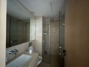 Bathroom in 3 BHK Apartment at Lodha World View, Worli – for Rent