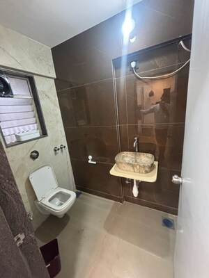 Bathroom in 3 BHK Apartment at Citadel Jai Rajkiran CHS, Walvekar Nagar – for Rent