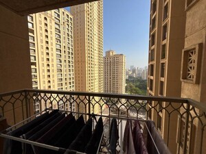 Balcony in 3 BHK Apartment at Hiranandani Skylark Enclave, Ghodbunder Road – for Rent