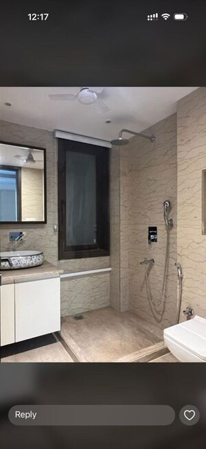 Bathroom in 3 BHK Builder Floor at Lajpat Nagar I – for Rent