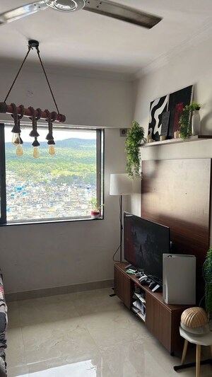 Living Room in 1 BHK Apartment at Sethia Aashray Phase 1, Kandivali East – for Rent