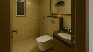 Bathroom in 3 BHK Apartment at Godrej Meridien, Sector 106 – for Sale