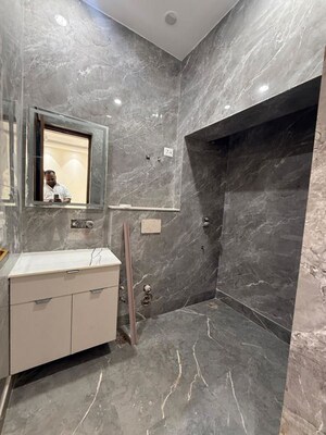 Bathroom in 3 BHK Apartment at Greater Kailash – for Sale