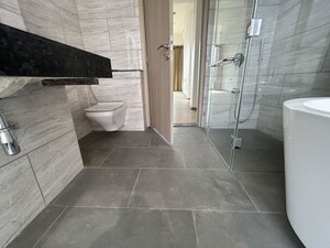 Bathroom in 4 BHK Apartment at Rustomjee Crown, Prabhadevi – for Rent