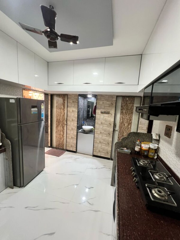 Kitchen, sapphire-lakeside 1 Bedroom 615 Sq.Ft. Apartment In Powai Mumbai 10389659