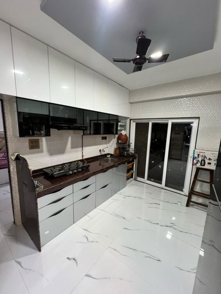 Kitchen, sapphire-lakeside 1 Bedroom 615 Sq.Ft. Apartment In Powai Mumbai 10389659