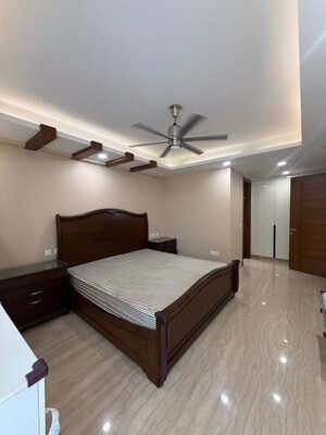 Bedroom in 3 BHK Builder Floor at South Extension ii – for Rent