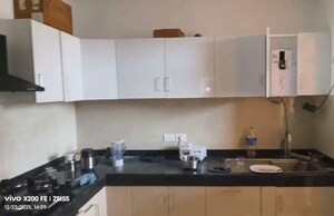 Kitchen in 2 BHK Apartment at Rishita Manhattan, Gomti Nagar – for Rent