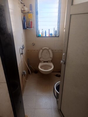 Bathroom in 2 BHK Apartment at Eff Jumbo Darshan CHS, Andheri East – for Rent