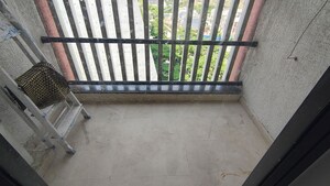 Balcony in 2.5 BHK Apartment at Lodha Lakeshore Greens, Dombivli East – for Rent