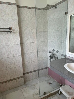 Bathroom in 4 BHK Builder Floor at Vasant Vihar – for Rent