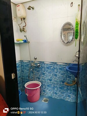 Bathroom in 1 BHK Apartment at Sankalp CHS Sion, Sion – for Rent