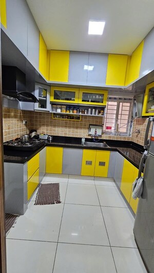 Kitchen in 2 BHK Apartment at Bren Northern Lights, Jakkuru – for Rent