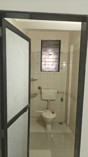 Bathroom in 3 BHK Apartment at Sandesh Nagar – for Rent