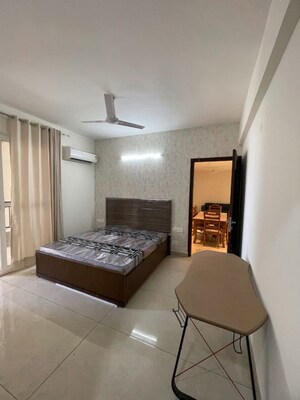 Living Room in 3 BHK Apartment at Maya Green Lotus Utsav, International Airport Road – for Rent