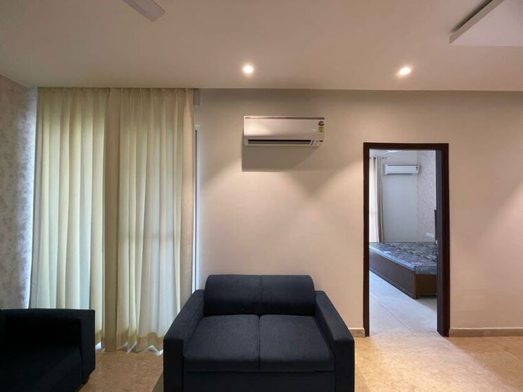 Living Room, maya-green-lotus-utsav 3 Bedroom 2100 Sq.Ft. Apartment In International Airport Road Zirakpur 10389913