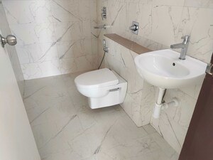 Bathroom in 2 BHK Apartment at Runwal Bliss, Kanjurmarg East – for Rent