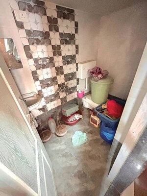 Bathroom in 2 BHK Apartment at Hari Om Complex, Nalasopara West – for Rent