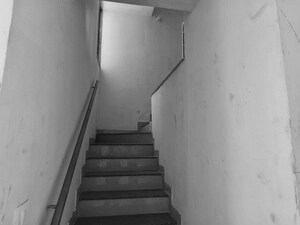Staircase in 4 BHK Independent House at Atladara – for Rent