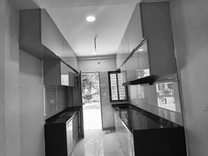Kitchen in 4 BHK Independent House at Atladara – for Rent