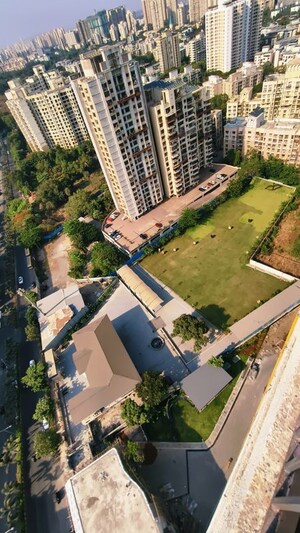 Balcony in 2 BHK Apartment at Dhamji Shamji Mahavir Spring Tulip Phase 1, Pokhran Road No Two – for Rent