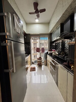Kitchen in 1 BHK Apartment at Parsik Nagar – for Sale