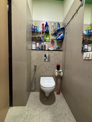 Bathroom in 1 BHK Apartment at Parsik Nagar – for Sale